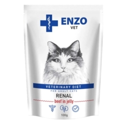 ENZO VET Renal z wołowiną w galaretce dla kotów 100g